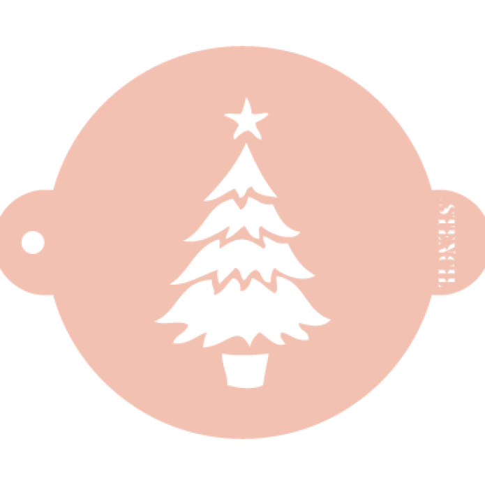 Stencil árbol de Navidad (nº 1), 20 cm - TodoStencil