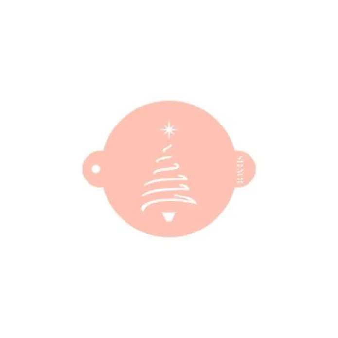Stencil árbol de Navidad (nº 2), 9 cm - TodoStencil