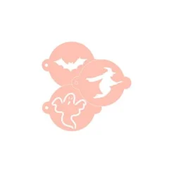 Stencils de murciélago, fantasma y bruja 9 cm (3) - TodoStencil