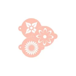 Stencils florales (nº 2), 11 cm (3) - TodoStencil