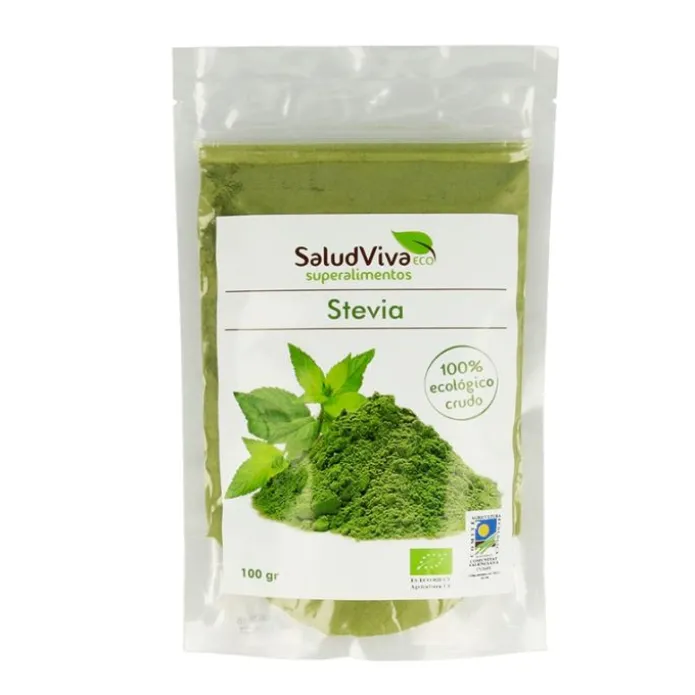 Stevia ecológica 100 gr - Sin gluten - SaludViva