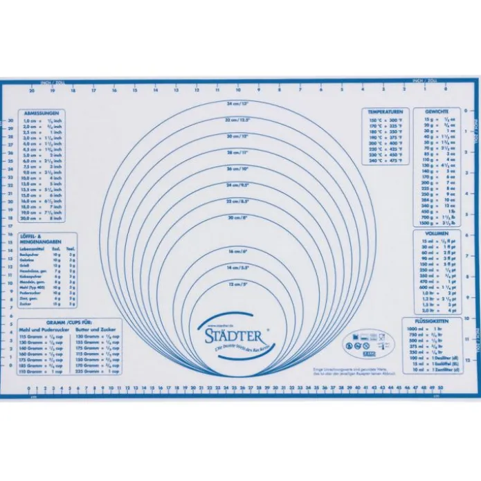 Superficie de trabajo con medidas silicona 60 cm - Städter