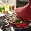 Tajine roja 32 cm - Cerámica - Emile Henry