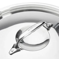 Tapa Affinity con asa remachada 24 cm - Acero inoxidable - De Buyer