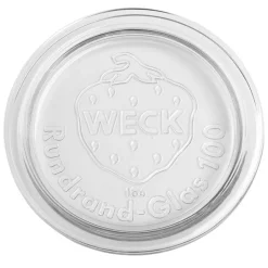 Tapa de cristal para tarro 100 mm - Weck