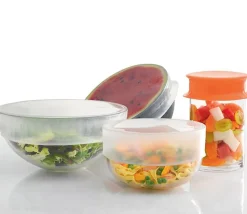 Tapa extensible para conservar al vacío transparente 26 cm - Silicona - Lékué