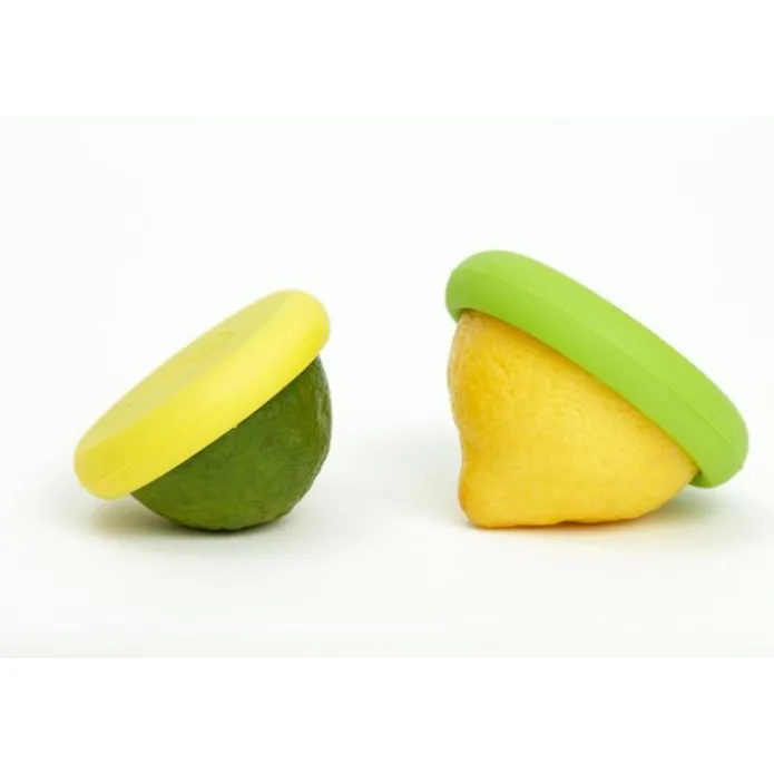 Tapas para conservar al vacío Greens (5) - Silicona (sin BPA) - Food Huggers