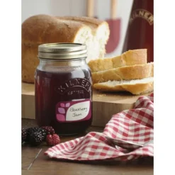 Tarro de cristal con tapa metálica dorada para sellado al vacío 500 ml - Kilner