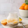 Tarro de cristal naranja, con tapa metálica plateada para sellado al vacío 400 ml - Kilner