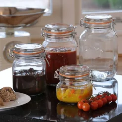 Tarro de cristal redondo con cierre hermético 500 ml - Kilner
