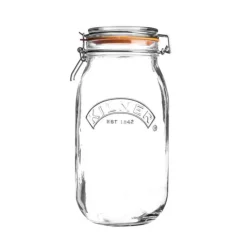 Tarro de cristal redondo con cierre hermético 1,5 litros - Kilner