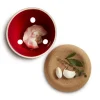 Tarro para ajos crema con tapa de corcho 14 cm - Cerámica - Emile Henry