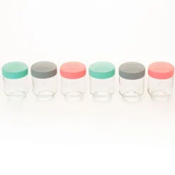 Tarros de cristal con tapa de silicona Kids 190 ml (6) - Kilner