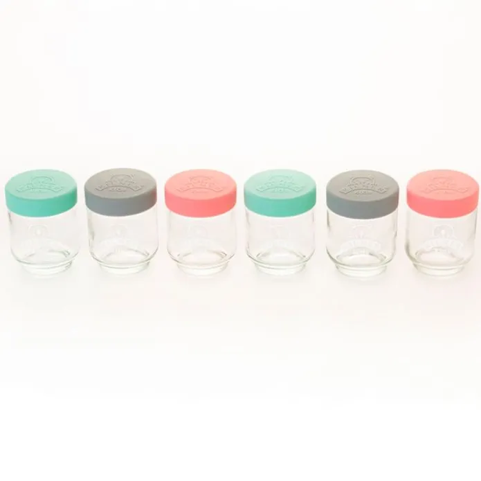 Tarros de cristal con tapa de silicona Kids 190 ml (6) - Kilner