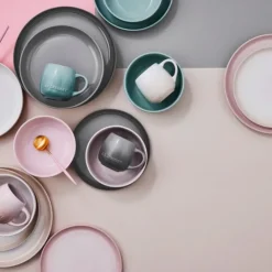 Taza coupe Sea Salt turquesa 320 ml - Cerámica de gres - Le Creuset