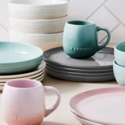 Taza coupe Sea Salt turquesa 320 ml - Cerámica de gres - Le Creuset