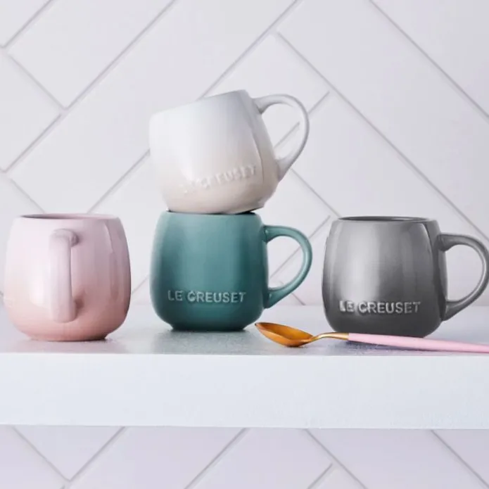 Taza coupe Shell Pink rosa 320 ml - Cerámica de gres - Le Creuset