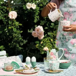 Taza de cerámica con asa Mug Alice Dusty Green - GreenGate