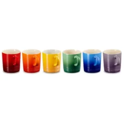 Tazas 350 ml Arcoíris (6) - Cerámica de gres - Le Creuset
