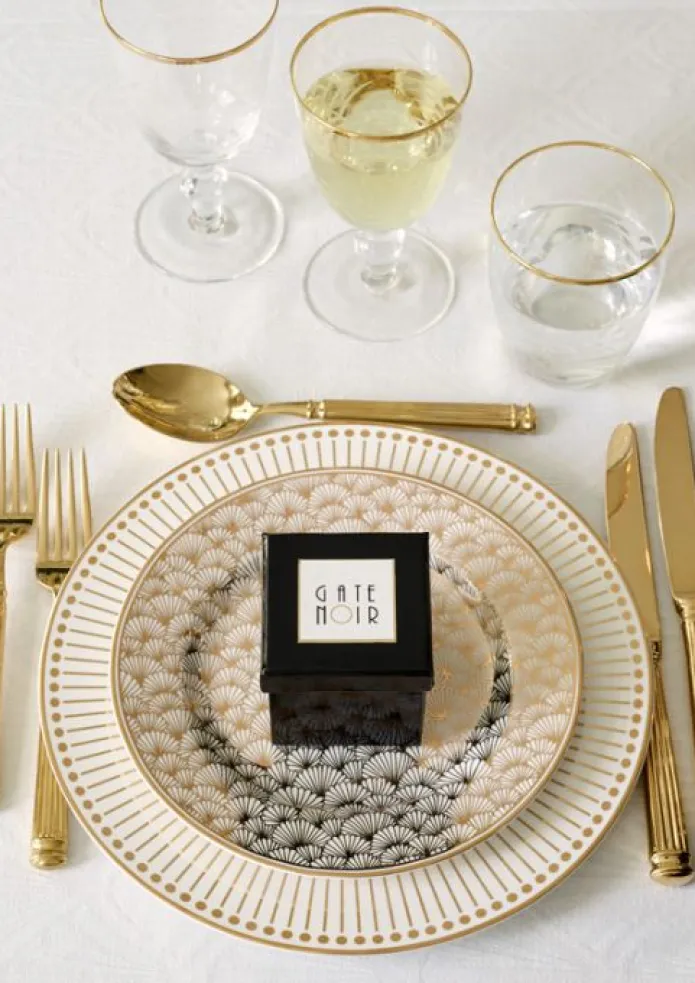 Tazón de leche Celine Black 400 ml - GreenGate