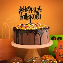 Topper bruja Happy Halloween 14 cm - Dekora