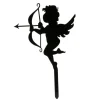 Topper Cupido San Valentín negro 10 cm - Dekora