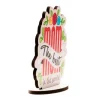 Topper de madera con base The Best Mom in the world 11,5 cm - Dekora