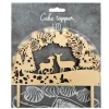 Topper de madera con LEDs bosque Navidad - ScrapCooking
