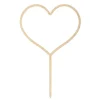 Topper de madera corazón 14 cm - PartyDeco
