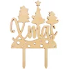Topper de madera Xmas Navidad - ScrapCooking