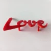 Topper frontal rojo Love 9,5 cm - Cutter Sweet