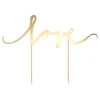 Topper Love dorado 23 cm - PartyDeco