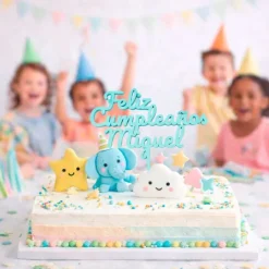Topper Nombre o Texto Personalizado - 3 líneas