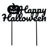 Topper para tartas Happy Halloween y calabaza 18 cm