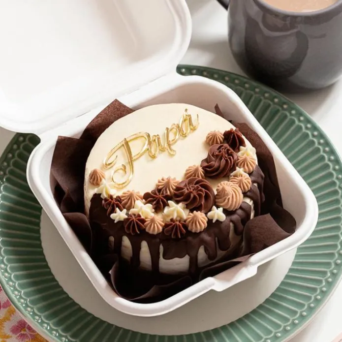 Topper Personalizado Bento cakes Mini tartas - Nombre o Texto 7 cm