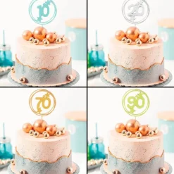 Topper personalizado décadas