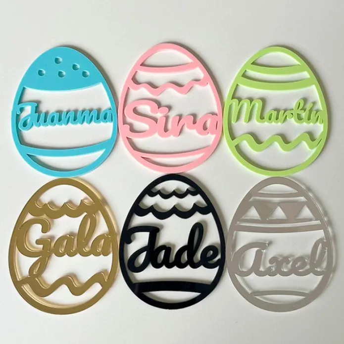 Topper personalizado Huevo de Pascua Varios diseños (8 cm)