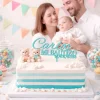 Topper personalizado Mi Bautizo nombre y fecha