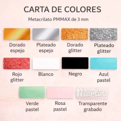 Topper personalizado Mi Primera Comunión nombre y fecha