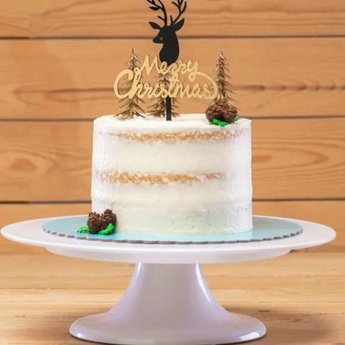 Topper reno Merry Christmas 10,5 cm - Dekora