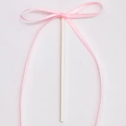 Toppers lazos rosas claros para tartas coquette y cupcakes (8) - PME