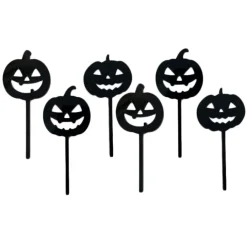 Toppers para cupcakes calabazas de Halloween 4 cm (6)