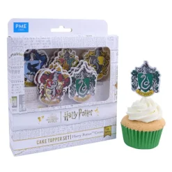 Toppers para cupcakes escudos Harry Potter (15) - PME