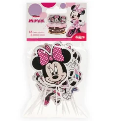 Toppers para cupcakes Minnie Mouse (16) - Dekora