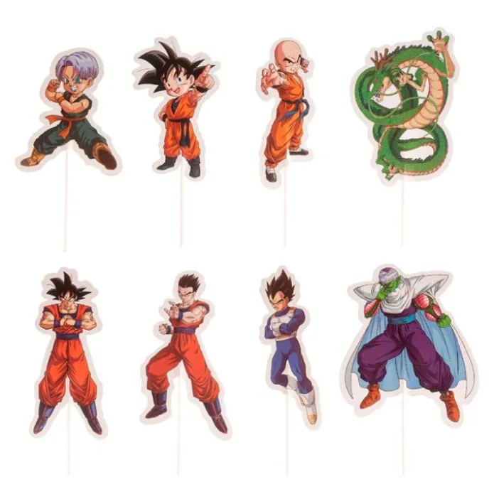 Toppers para cupcakes personajes Dragon Ball (16) - Dekora