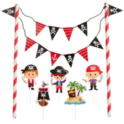 Toppers para tarta piratas (6) - Dekora