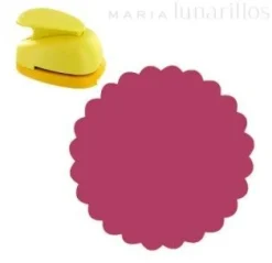 Troqueladora círculo con ondas 5 cm - Artemio