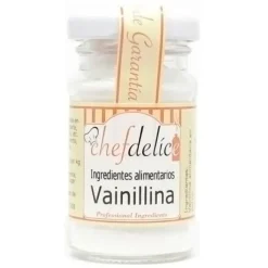 Vainillina en polvo 25 g - Sin gluten - Chefdelíce