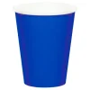 Vasos de papel azul cobalto 250 ml (8) - Conver Party