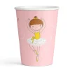 Vasos de papel Bailarinas 250 ml (8) - Amscan